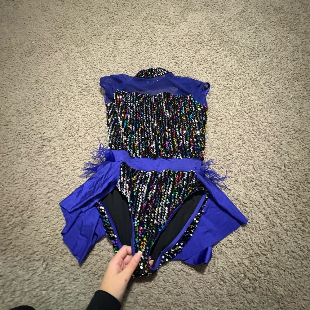 Colorful Beaded Women's Dance Costume